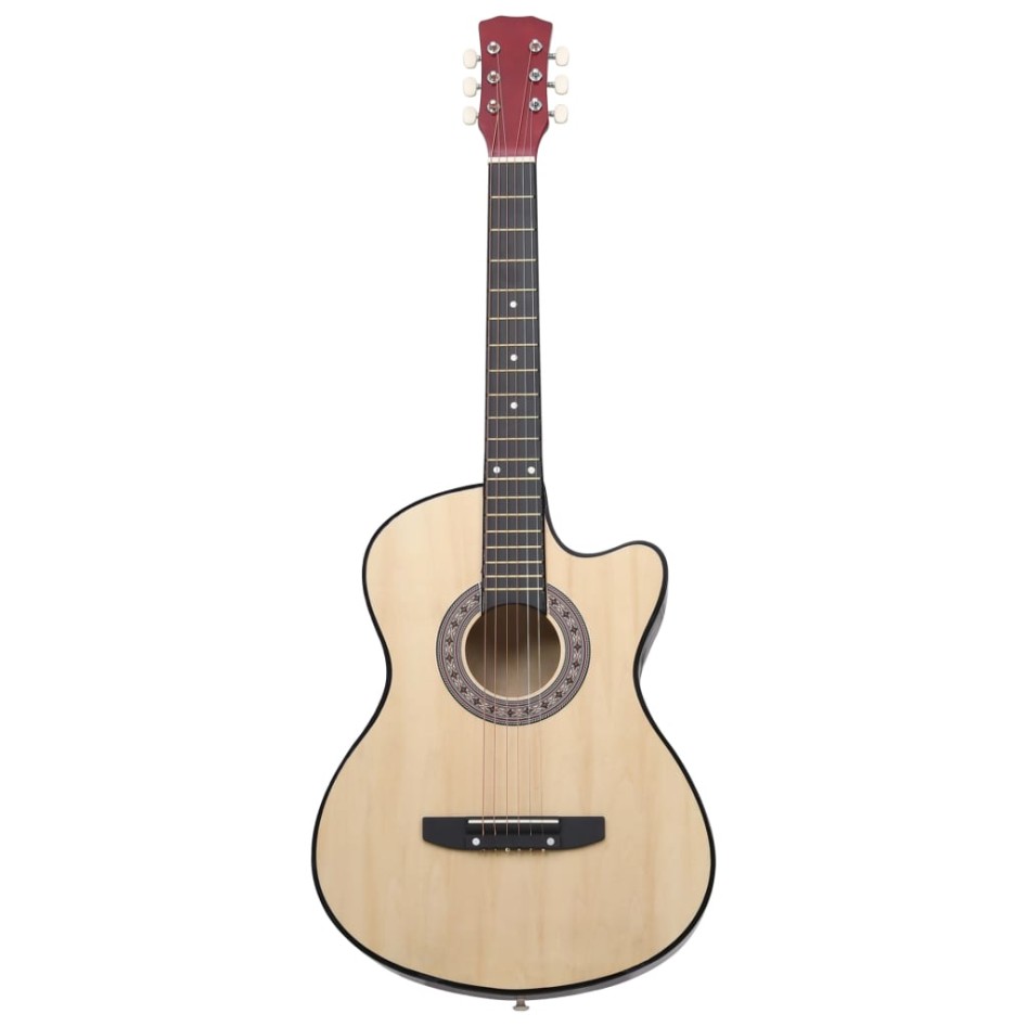 Guitarra acústica con cutaway 6 cuerdas madera tilo