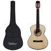 Guitarra clásica para principiantes con funda 3/4 36
