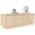 Mueble de TV de madera maciza de pino 110x34x40