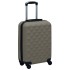 Maleta trolley con ruedas rígida ABS gris