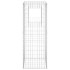 Cestas postes de gaviones 2 unidades hierro 50x50x140