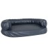 Cama para perros de espuma cuero sintético azul oscuro 88x65