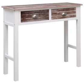 Mesa consola de madera marrón 90x30x77