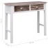 Mesa consola de madera marrón 90x30x77