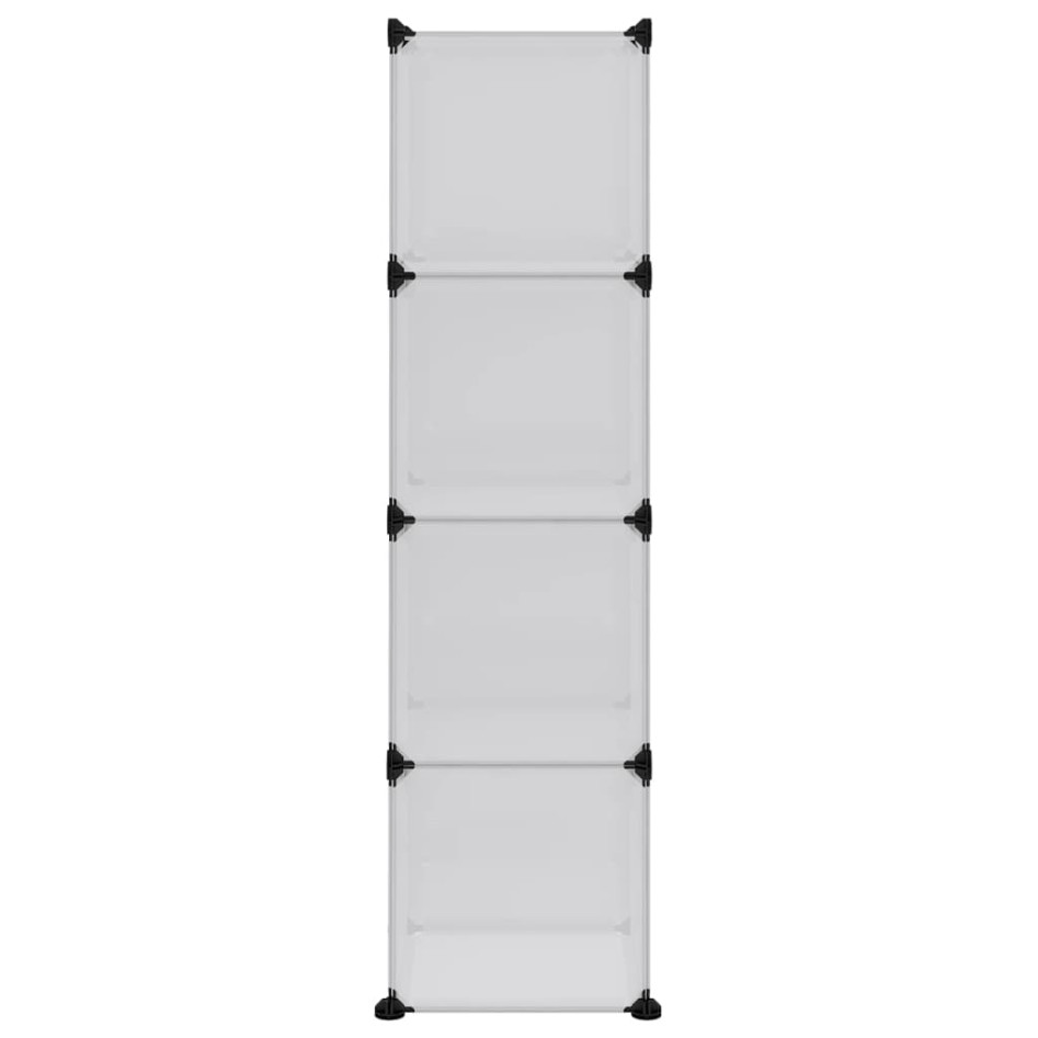 Estantería cubos 12 compartimentos y puertas PP