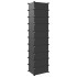 Zapatero PP negro 44x32x174