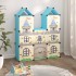 Estantería infantil de cubos con 8 compartimentos azul