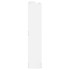 Mueble zapatero madera contrachapada blanco brillo 59x17x81