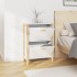 Mueble zapatero madera contrachapada blanco 57,5x33x80