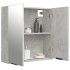 Armario de baño con espejo color gris hormigón 64x20x67