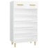 Mueble zapatero de madera contrachapada blanco 60x35x105