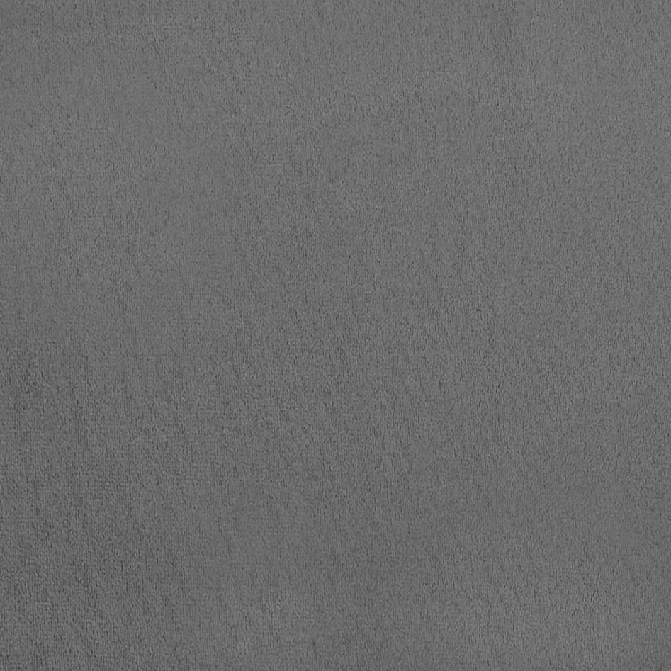 Sillas de comedor 2 unidades terciopelo gris