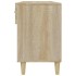 Mueble zapatero madera contrachapada roble Sonoma 102x35x55