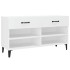Mueble zapatero madera contrachapada blanco 102x35x55