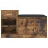 Banco zapatero madera de ingeniería roble ahumado 94,5x31x57