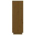 Armario zapatero madera maciza de pino marrón miel 60x34x105