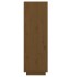 Mueble zapatero de madera maciza pino marrón miel 30x34x105