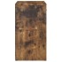 Banco zapatero madera de ingeniería roble ahumado 94,5x31x57