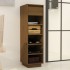 Mueble zapatero de madera maciza pino marrón miel 30x34x105