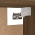 Armario madera contrachapada roble marrón 100x32,5x35