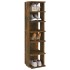 Zapatero madera contrachapada roble ahumado 27,5x27x102