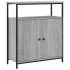 Aparador de madera de ingeniería gris Sonoma 70x30x80