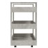 Carrito de cocina madera contrachapada gris hormigón