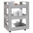 Carrito de cocina madera contrachapada gris Sonoma 60x45x80