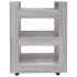 Carrito de cocina madera contrachapada gris Sonoma 60x45x80