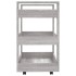 Carrito de cocina madera contrachapada gris Sonoma 60x45x80