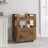 Carrito de cocina madera contrachapada roble ahumado