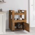 Carrito de cocina madera contrachapada roble ahumado