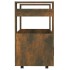 Carrito de cocina madera contrachapada roble ahumado