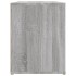 Mueble zapatero madera contrachapada gris Sonoma 100x35x45