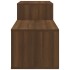 Mueble zapatero madera contrachapada marrón roble 150x35x45