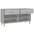 Mueble zapatero madera contrachapada gris Sonoma 102x35x55