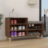 Mueble zapatero madera contrachapada roble marrón 102x36x60