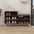 Mueble zapatero madera contrachapada roble marrón 102x36x60