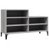 Mueble zapatero madera contrachapada gris Sonoma 102x36x60