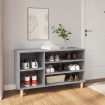 Mueble zapatero madera contrachapada gris Sonoma 102x36x60 cm