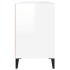 Mueble zapatero madera contrachapada blanco brillo 102x36x60