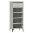Mueble zapatero madera contrachapada gris hormigón 40x36x105