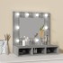 Mueble con espejo y LED color gris Sonoma 60x31,5x62