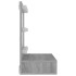 Mueble con espejo y LED color gris Sonoma 60x31,5x62
