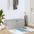 Mueble zapatero pared contrachapada gris hormigón 100x35x38