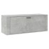 Mueble zapatero pared contrachapada gris hormigón 100x35x38
