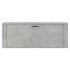 Mueble zapatero pared contrachapada gris hormigón 100x35x38