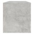 Mueble zapatero pared contrachapada gris hormigón 100x35x38