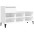 Mueble zapatero madera contrachapada blanco 102x36x60