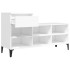 Mueble zapatero madera contrachapada blanco 102x36x60